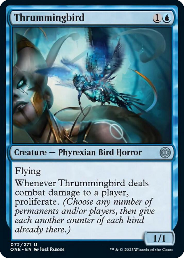 0072 Thrummingbird U Phyrexia: All Will Be One
