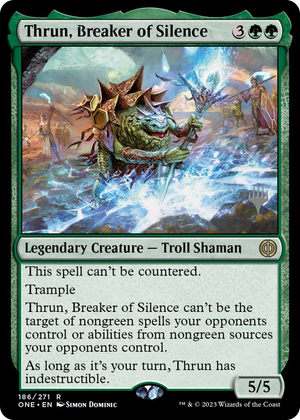0186 Thrun, Breaker of Silence R Promo Pack: Phyrexia: All Will Be One
