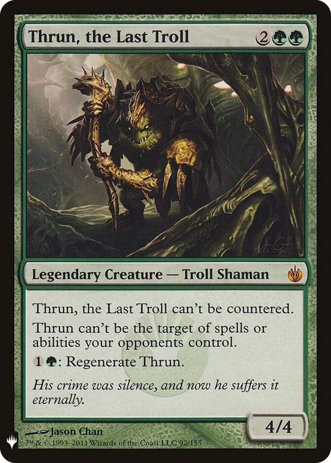 0092 Thrun, the Last Troll M The List Reprints