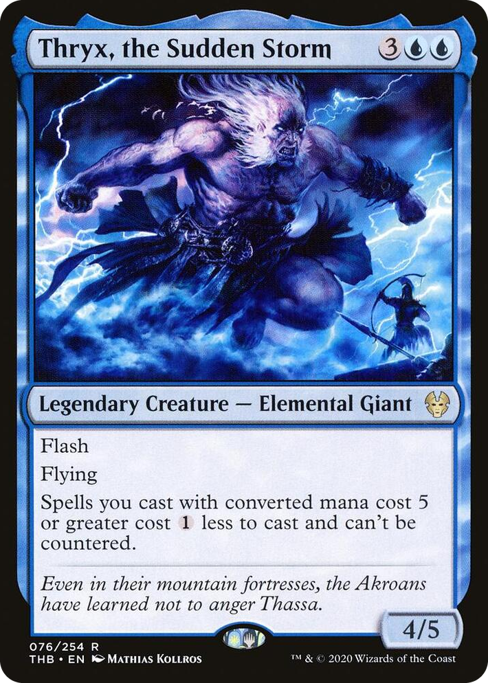 0076 Thryx, the Sudden Storm R Theros Beyond Death