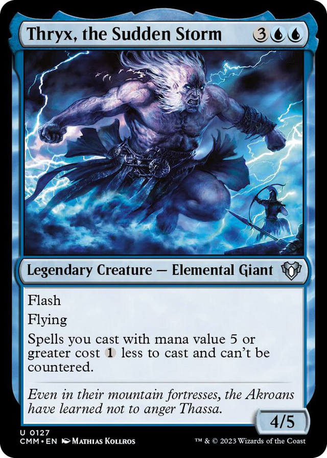 0127 Thryx, the Sudden Storm U Commander Masters