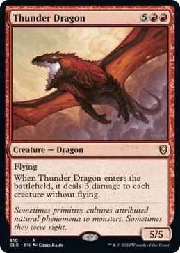 0810 Thunder Dragon R Commander Legends: Battle for Baldur's Gate