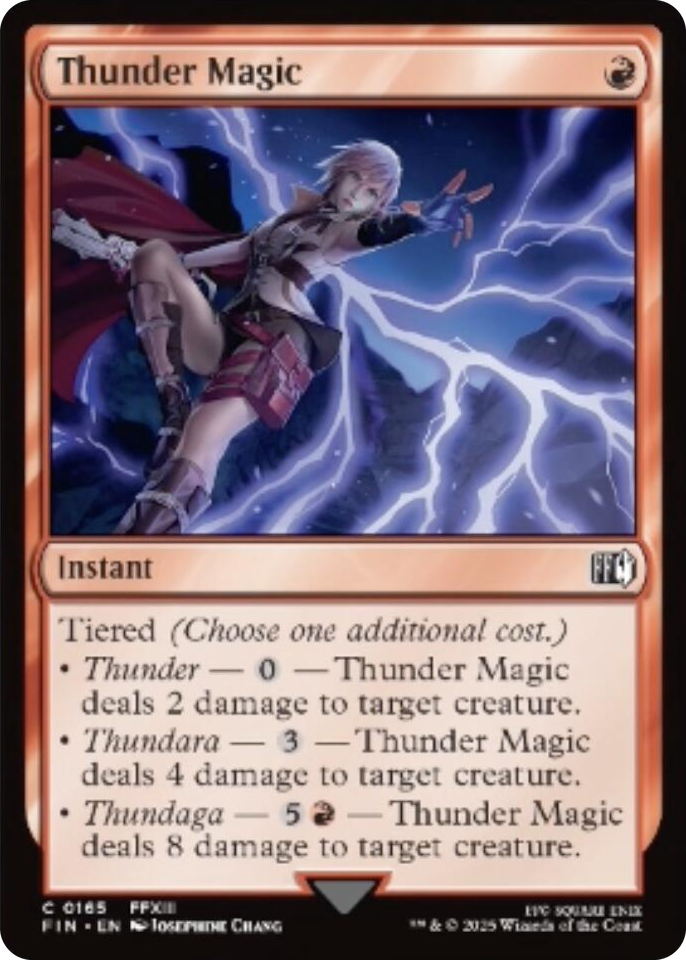 0165 Thunder Magic C FINAL FANTASY