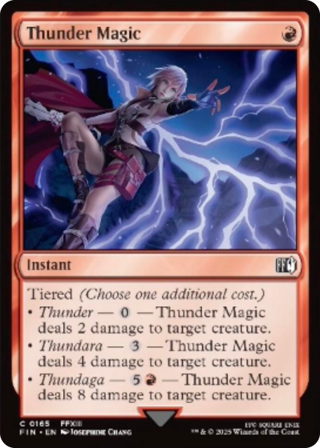0165 Thunder Magic C FINAL FANTASY