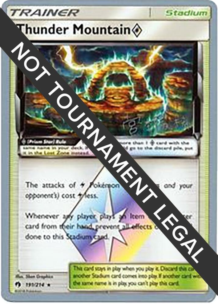 0191 Thunder Mountain Prism Star - 2019 (Haruki Miyamoto) Prism Rare World Championship Decks