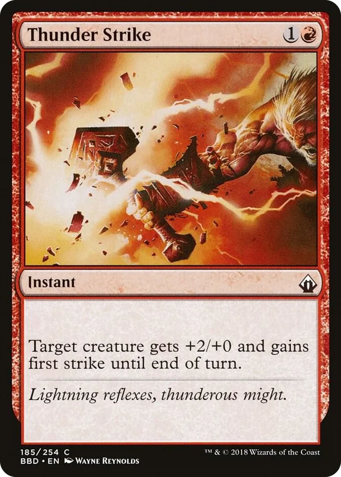 0185 Thunder Strike C Battlebond