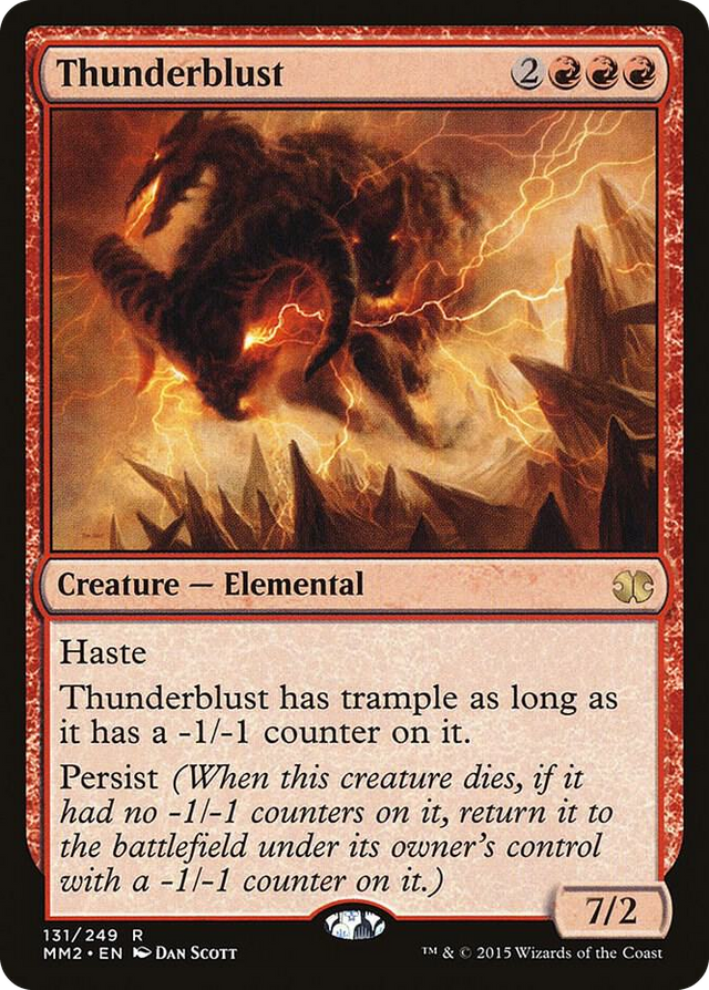 0131 Thunderblust R Modern Masters 2015