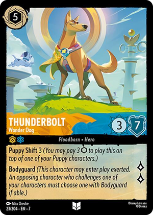 0023 Thunderbolt - Wonder Dog Uncommon Archazia's Island
