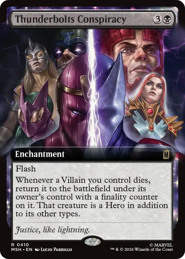 0410 Thunderbolts Conspiracy (Extended Art) R Marvel Super Heroes