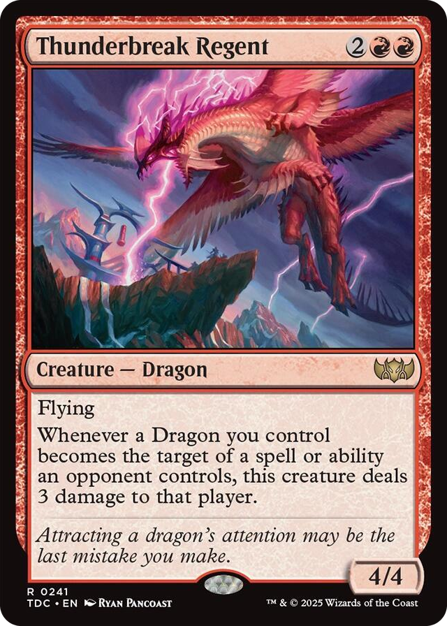 0241 Thunderbreak Regent R Commander: Tarkir: Dragonstorm