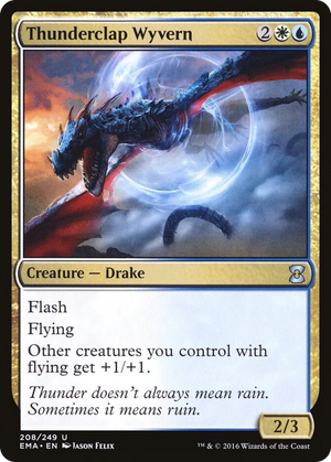 0208 Thunderclap Wyvern U Eternal Masters