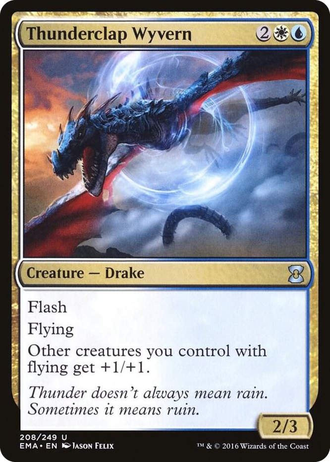 Thunderclap Wyvern #208 U - Eternal Masters Pokemon card