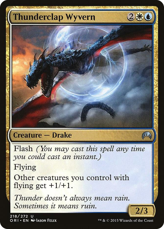 0218 Thunderclap Wyvern U Magic Origins