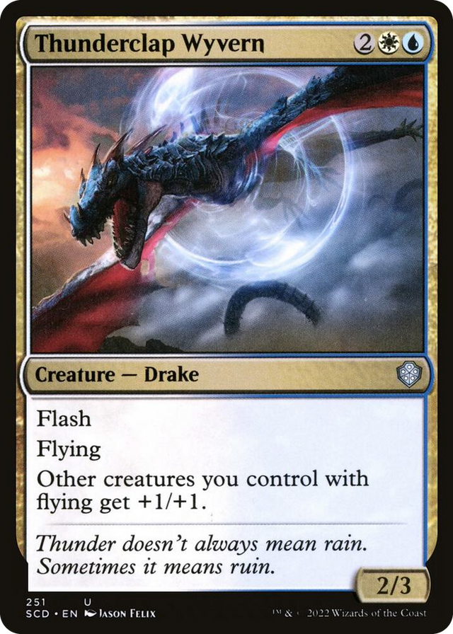 0251 Thunderclap Wyvern U Starter Commander Decks
