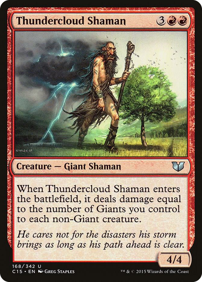 0168 Thundercloud Shaman U Commander 2015