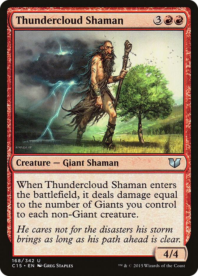 0168 Thundercloud Shaman U Commander 2015