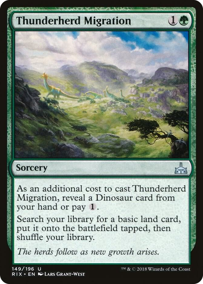0149 Thunderherd Migration U Rivals of Ixalan