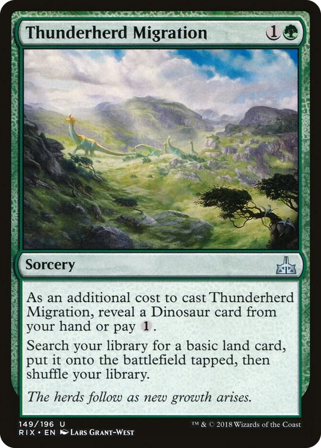 0149 Thunderherd Migration U Rivals of Ixalan