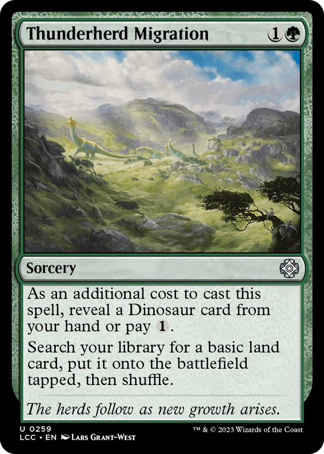 0259 Thunderherd Migration U Commander: The Lost Caverns of Ixalan