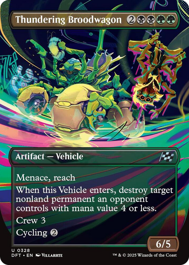 0328 Thundering Broodwagon (Borderless) U Aetherdrift