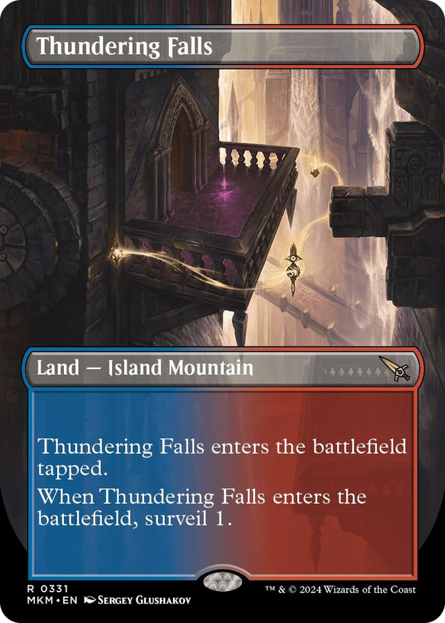 0331 Thundering Falls (Borderless) R Murders at Karlov Manor