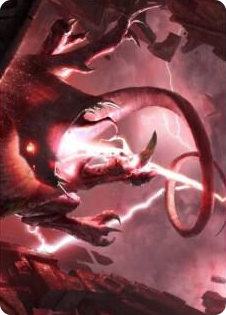 0068 Thundering Rebuke Art Card S Art Series: Zendikar Rising