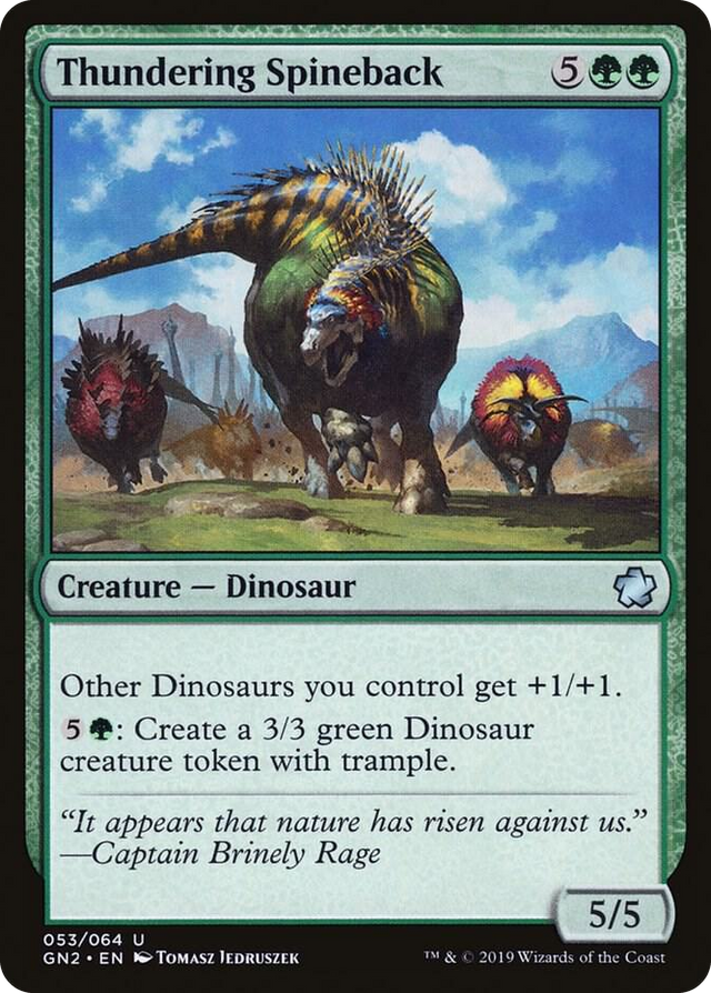 0053 Thundering Spineback U Magic Game Night 2019