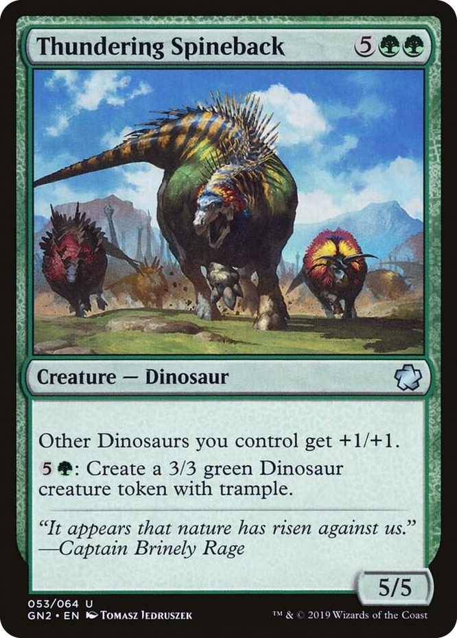0053 Thundering Spineback U Magic Game Night 2019