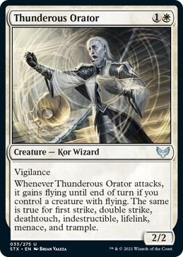 0035 Thunderous Orator U Strixhaven: School of Mages
