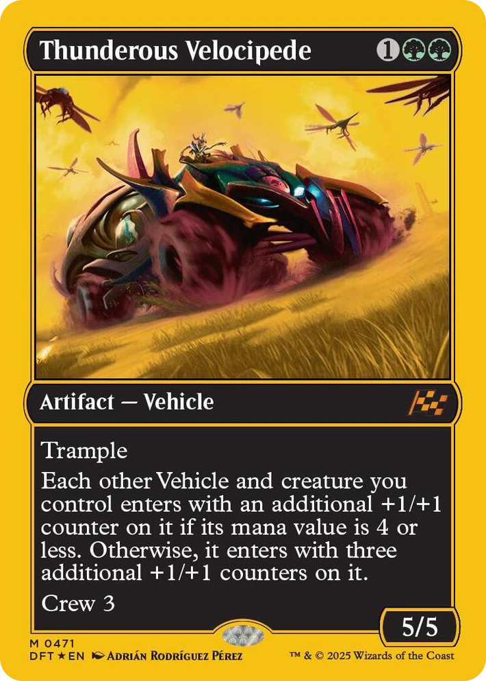 0471 Thunderous Velocipede (First-Place Foil) M Aetherdrift