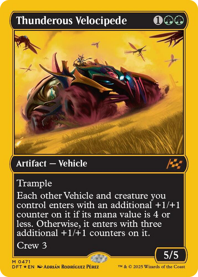 0471 Thunderous Velocipede (First-Place Foil) M Aetherdrift