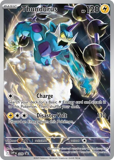 0209 Thundurus - 209 Promo Scarlet & Violet Promo Cards