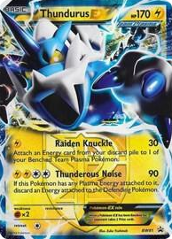 BW081 Thundurus EX (Team Plasma) - BW81 Promo Black and White Promos