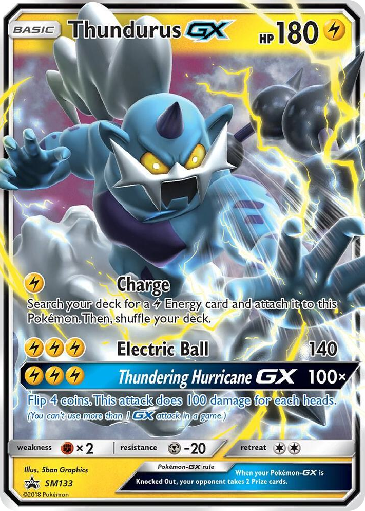 SM133 Thundurus GX - SM133 Promo SM Promos