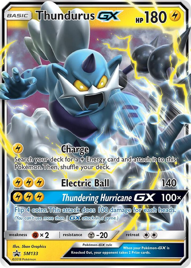 SM133 Thundurus GX - SM133 Promo SM Promos