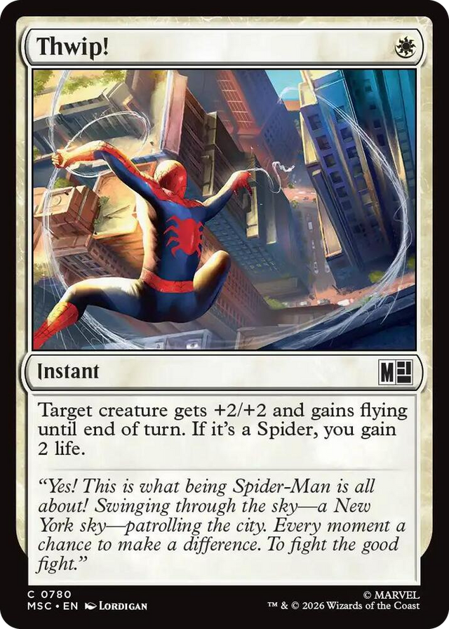 0780 Thwip! C Commander: Marvel Super Heroes