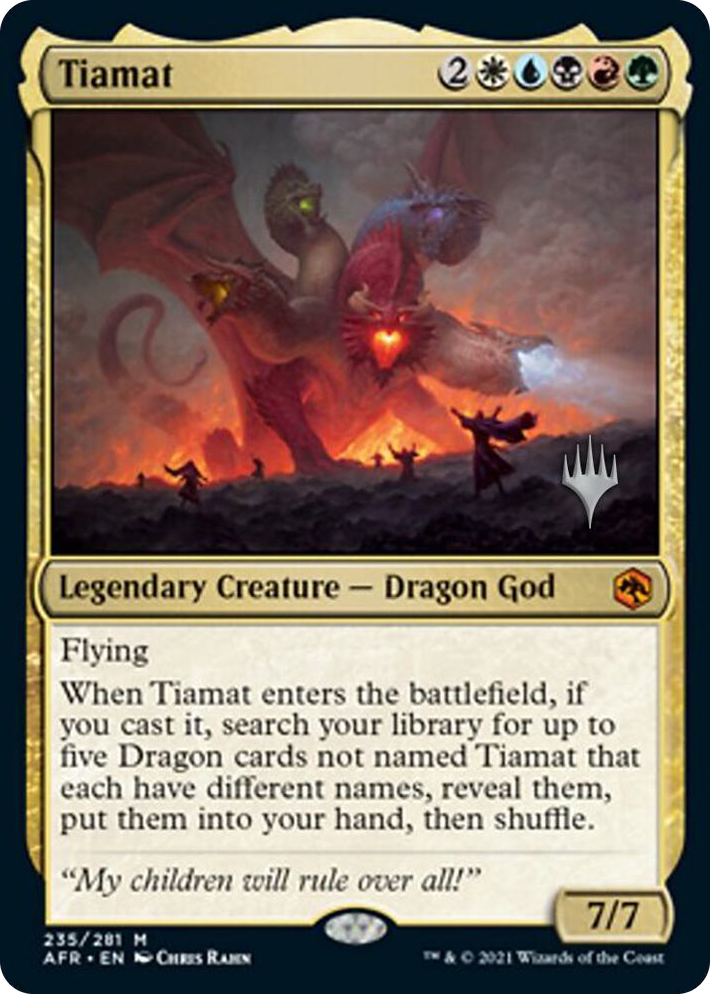 0235 Tiamat M Promo Pack: Adventures in the Forgotten Realms