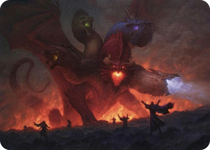 0026 Tiamat Art Card S Art Series: Adventures in the Forgotten Realms