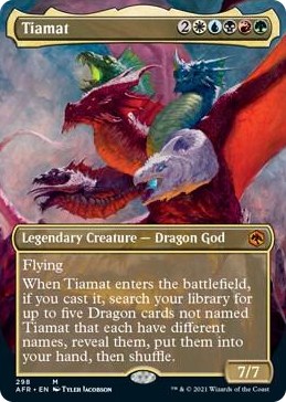 0298 Tiamat (Borderless) M Adventures in the Forgotten Realms