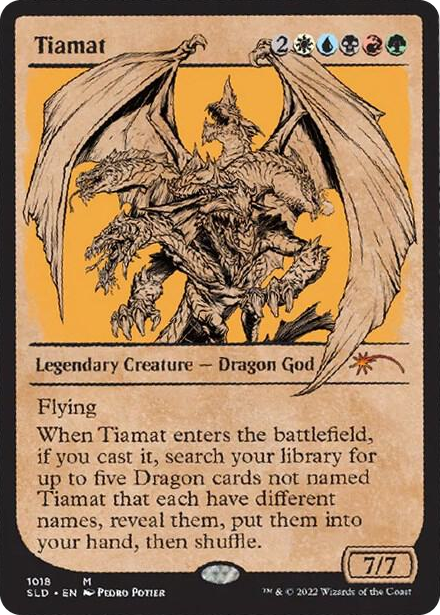 1017 Tiamat (Showcase) M Secret Lair Drop Series