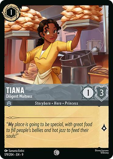 0179 Tiana - Diligent Waitress Common Fabled