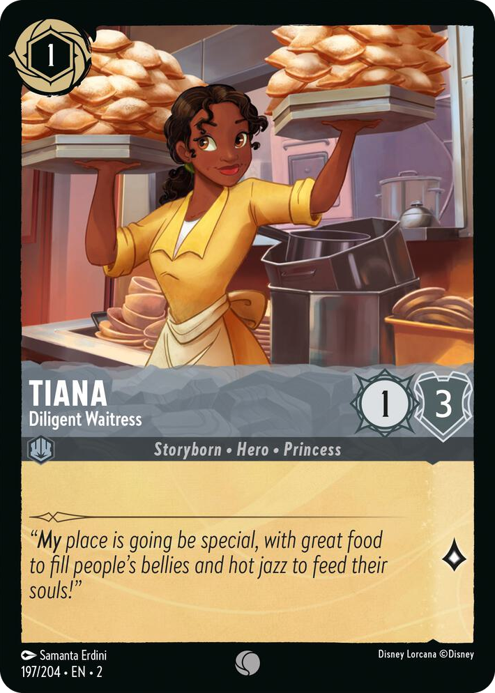 0197 Tiana - Diligent Waitress Common Rise of the Floodborn