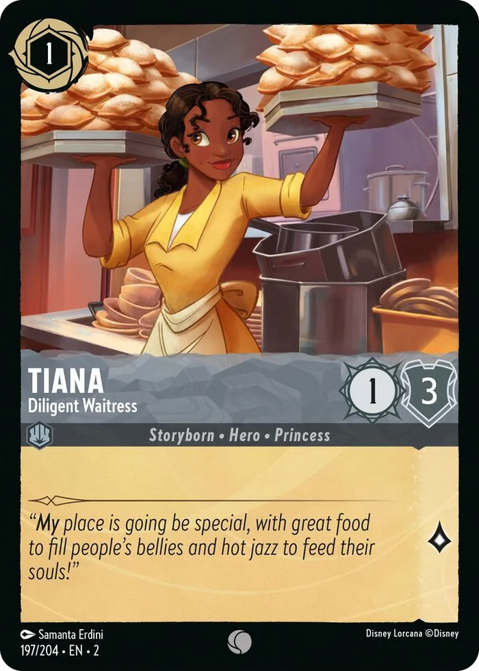 0197 Tiana - Diligent Waitress Common Rise of the Floodborn