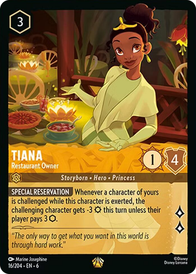 0016 Tiana - Restaurant Owner Legendary Azurite Sea