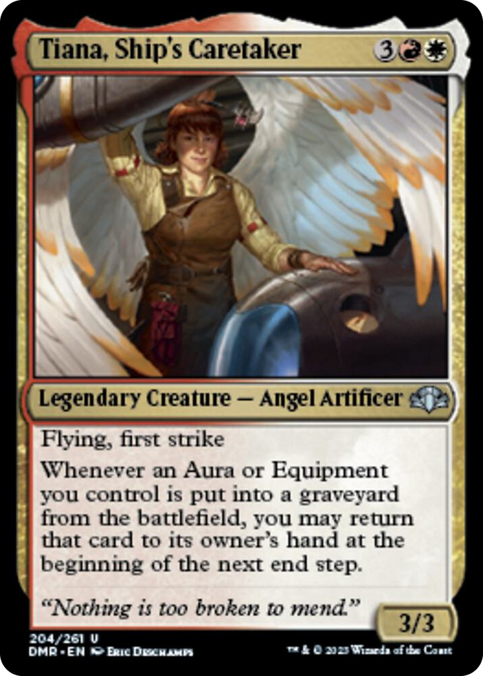 Tiana, Ship's Caretaker #204 U - Dominaria Remastered Pokemon card