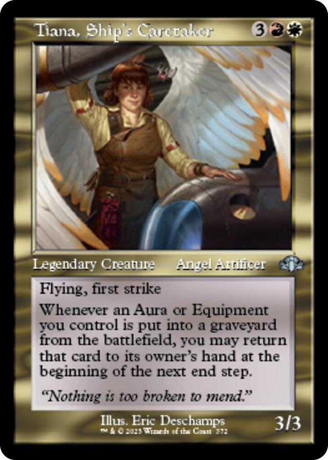 0372 Tiana, Ship's Caretaker (Retro Frame) U Dominaria Remastered