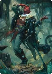 0067 Tibalt, Cosmic Impostor Art Card S Art Series: Kaldheim