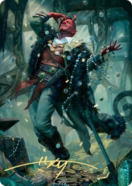 0067 Tibalt, Cosmic Impostor Art Card (Gold-Stamped Signature) S Art Series: Kaldheim