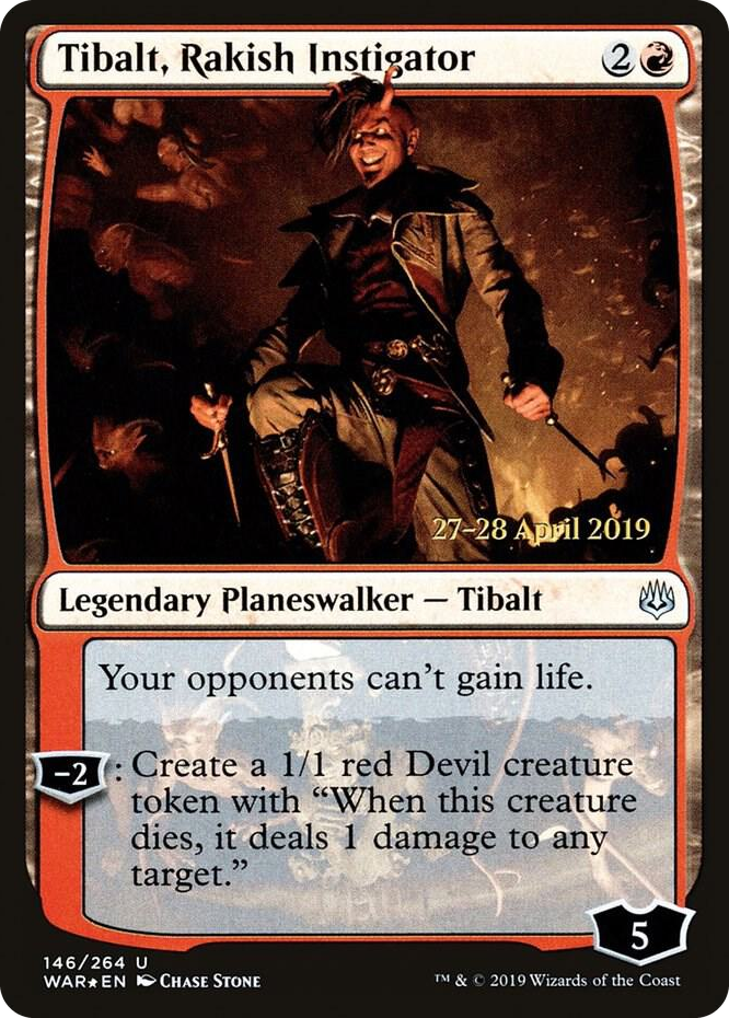 0146 Tibalt, Rakish Instigator U Prerelease Cards