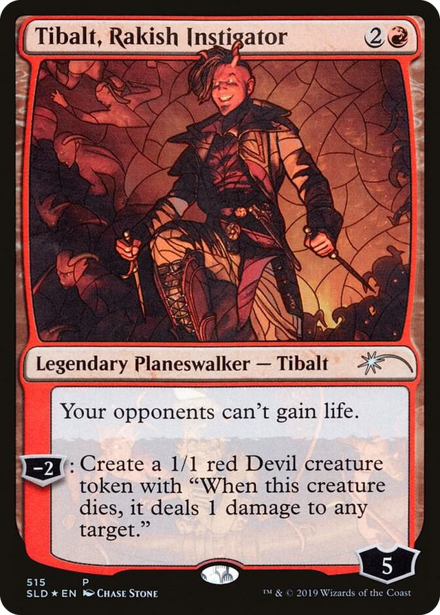 0515 Tibalt, Rakish Instigator (Stained Glass) P Secret Lair Drop Series